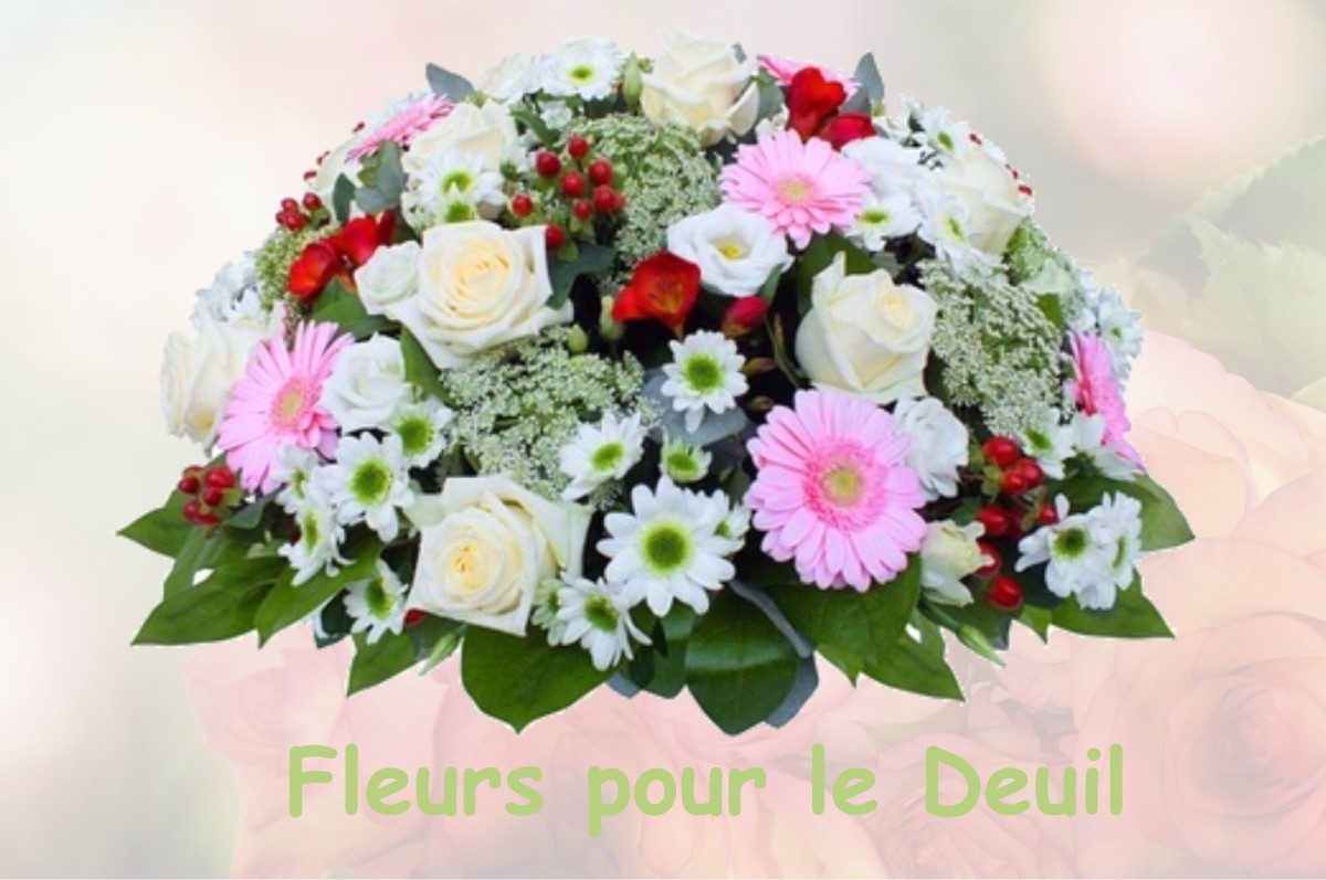 fleurs deuil COLOMARS